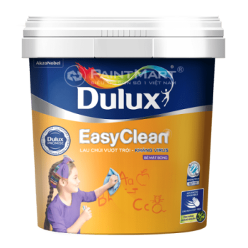 Sơn nội thất Dulux Easyclean lau chùi vượt trội kháng Virus bề mặt bóng – 99AB
